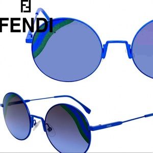 FENDI SIZE 53-22-135 blue Sunglasses